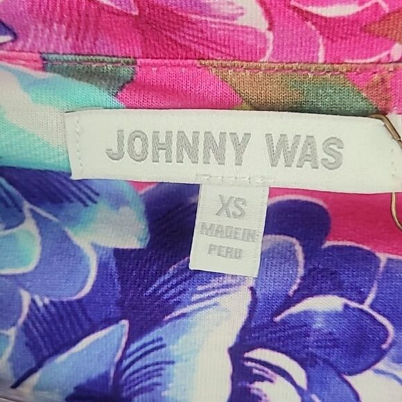 Johnny Was Pink Floral Carly Pj Set. Long Sleeve Button Up Top W/ Pants. Size XS - Picture 12 of 13
